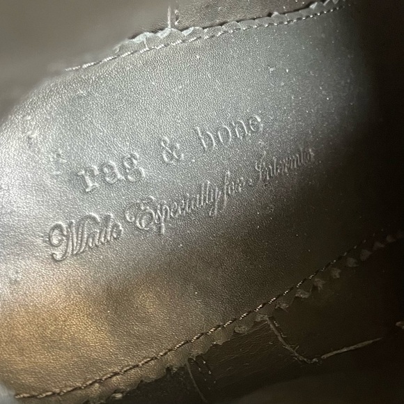 Rag & Bone Kinsey Brown Leather Ankle Boots Size 7.5 - Picture 11 of 12